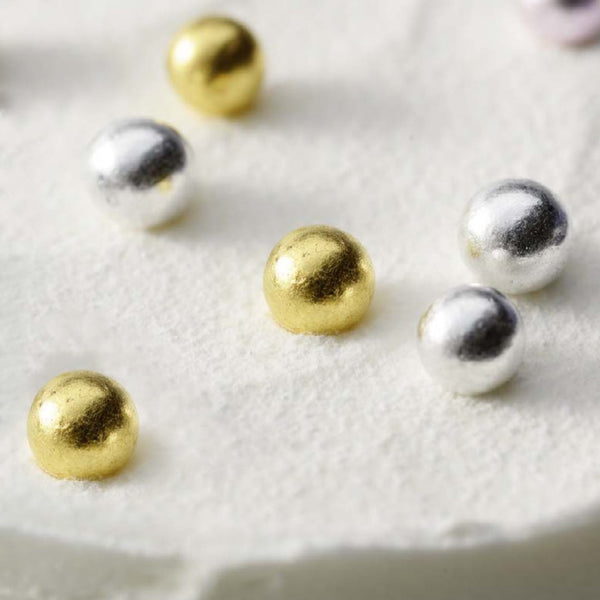 Gold Leaf Arazan Sugar Pearls