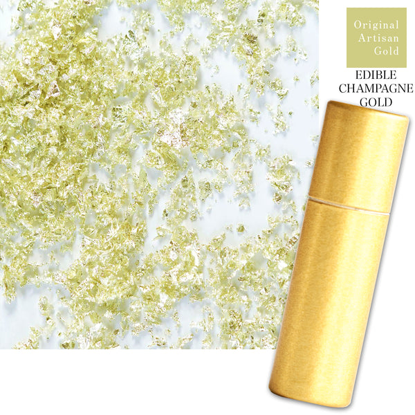 Edible Artisan Champagne Gold Leaf Powder –  Original Artisan Gold